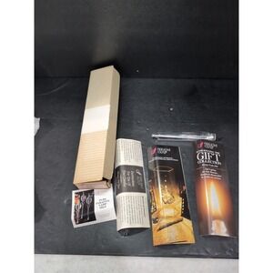 Firelight Glass 6" Classic Taper Candlestick, Hand Blown‎ Oil Lamp, Replacement